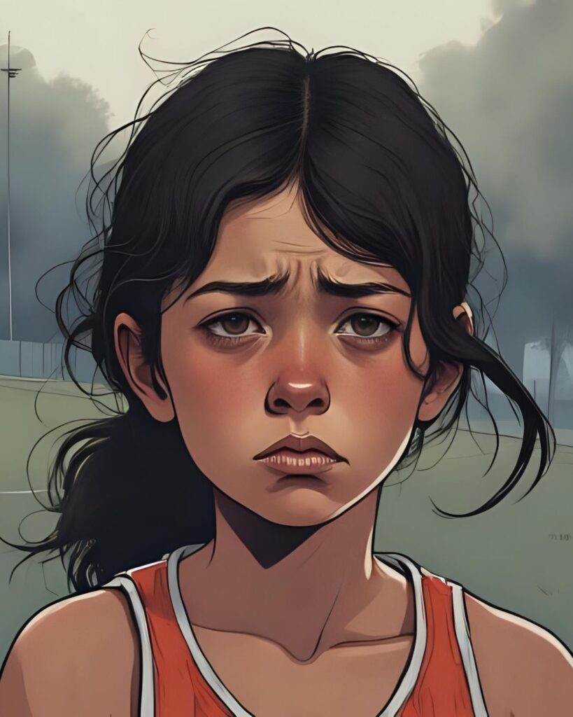 Inner critic for little girl who lost race